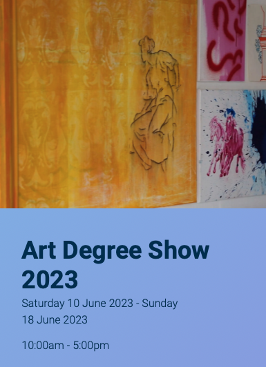 University of Sunderland Degree Show 2023