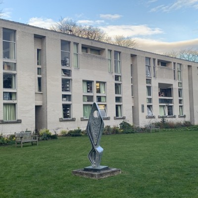 Hepworth sculpture on loan in the gardens