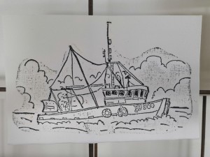 Fleetwood Fishing boat FD360 print