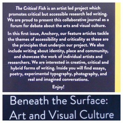 The Critical Fish Art and Culture journal.